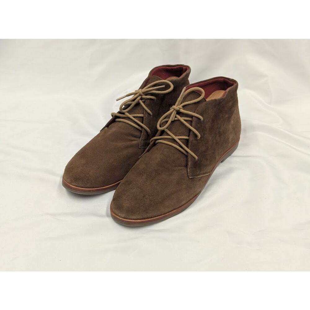 Musse & Cloud Brown Suede Lace Up Ankle Boots Womens Size 9